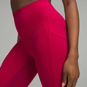 NWT Lululemon Align High Rise Pant 25" *Pockets, Sz 8, Deep Ruby